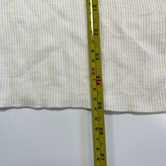 Athleta Small Brookshire Colorblock Ribbed Turtleneck Sweater Blue White Black - Picture 12 of 13